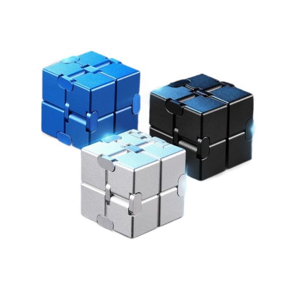 Aluminum Alloy Infinity Mini Magic Cube New Flip Cubic Puzzle Block Stress Relief Portable Fidget Toy for Children Adult - Image 10