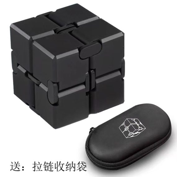 Aluminum Alloy Infinity Mini Magic Cube New Flip Cubic Puzzle Block Stress Relief Portable Fidget Toy for Children Adult - Image 6